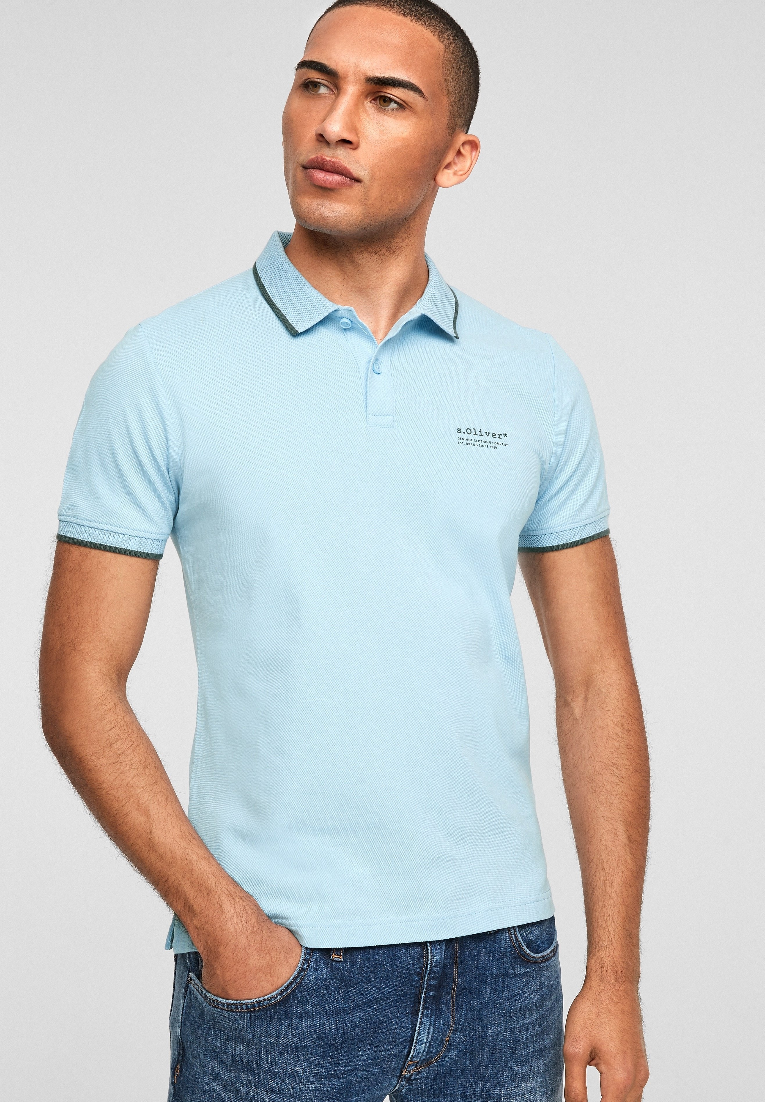 s.Oliver Poloshirt - light blue 