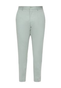 s.Oliver BLACK LABEL MIT SLIM LEG - Chinos - salbeigrün