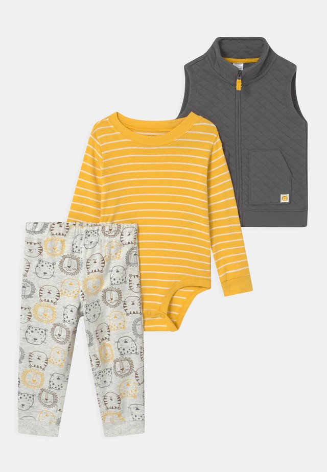 LION SET - Liivi - yellow/dark grey