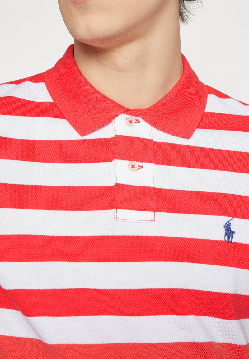 Polo Lauren SLEEVE - Polo - red reef/white/rojo - Zalando.es