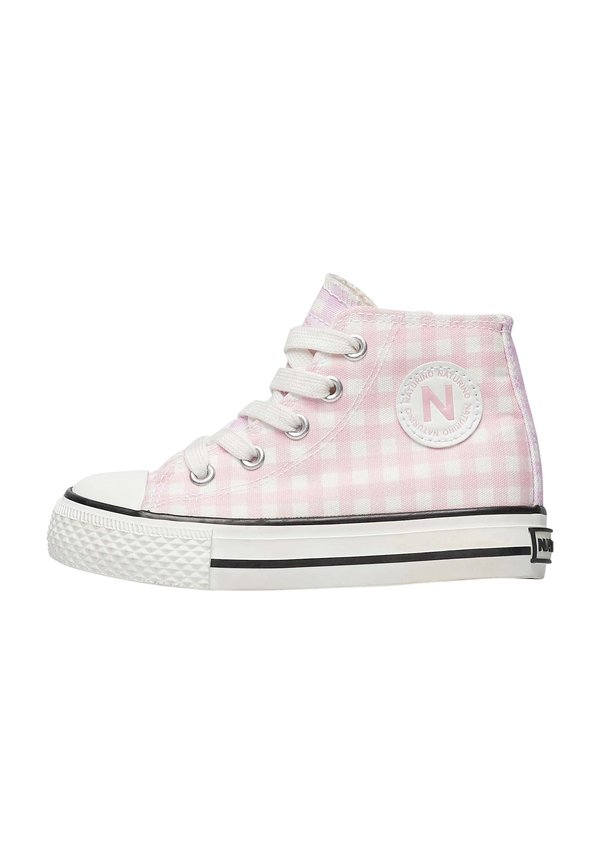 Lauflernschuh – weiß rosa