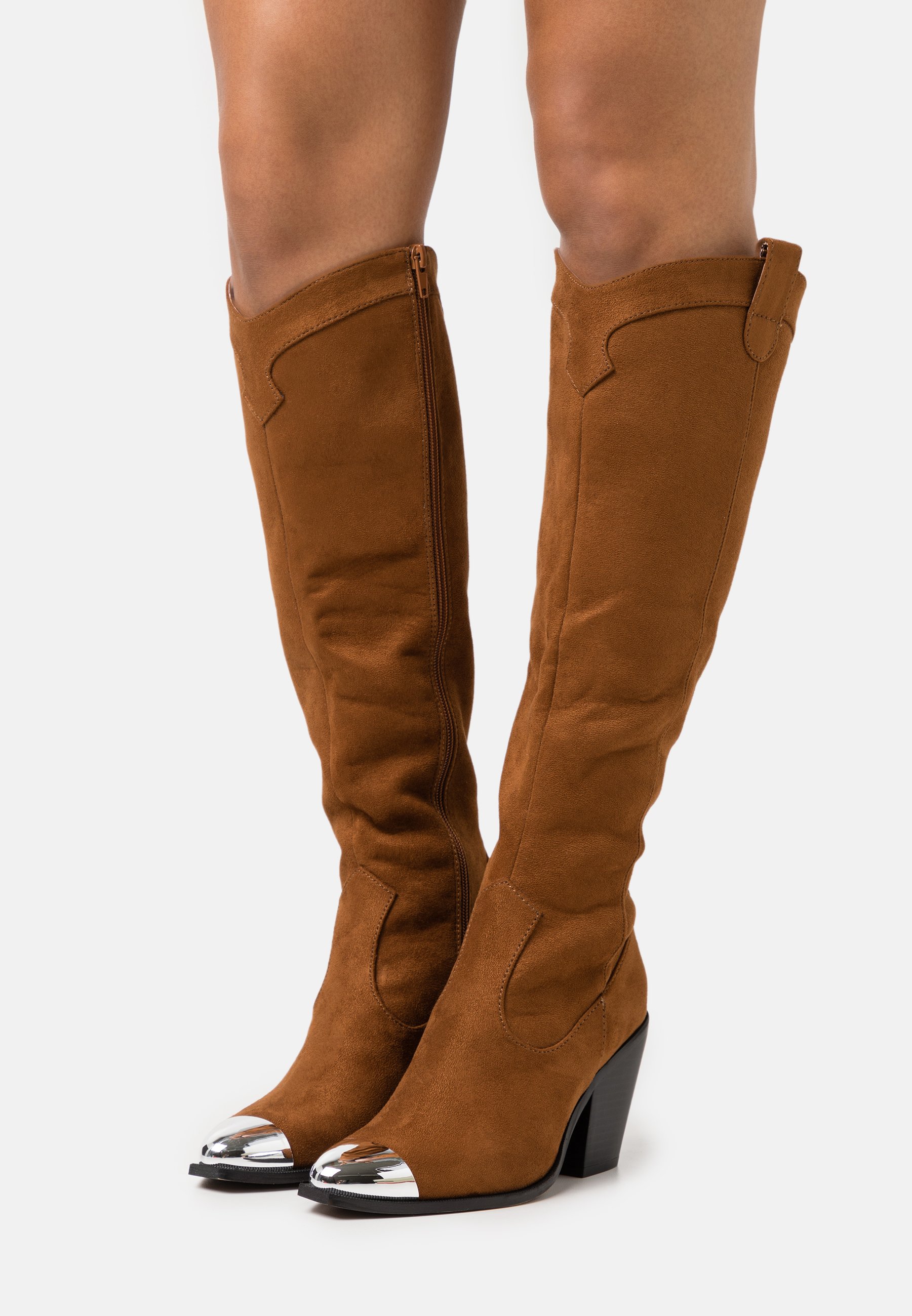 Even\u0026Odd Laarzen met hoge hak - dark brown/Donkerbruin - Zalando.nl