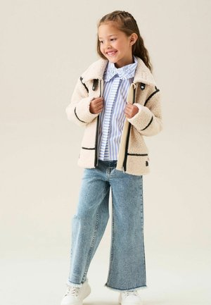 Angel & Rocket, REGULAR FIT - CHARLIE SHERPA TRIM JACKET - Flísová bunda - cream