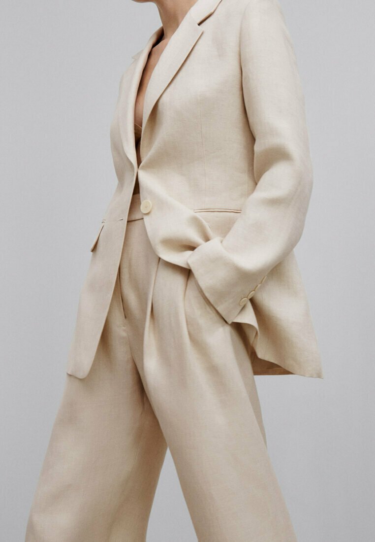 Massimo Dutti LIMITED EDITION - Pantaloni - beige - Zalando.it