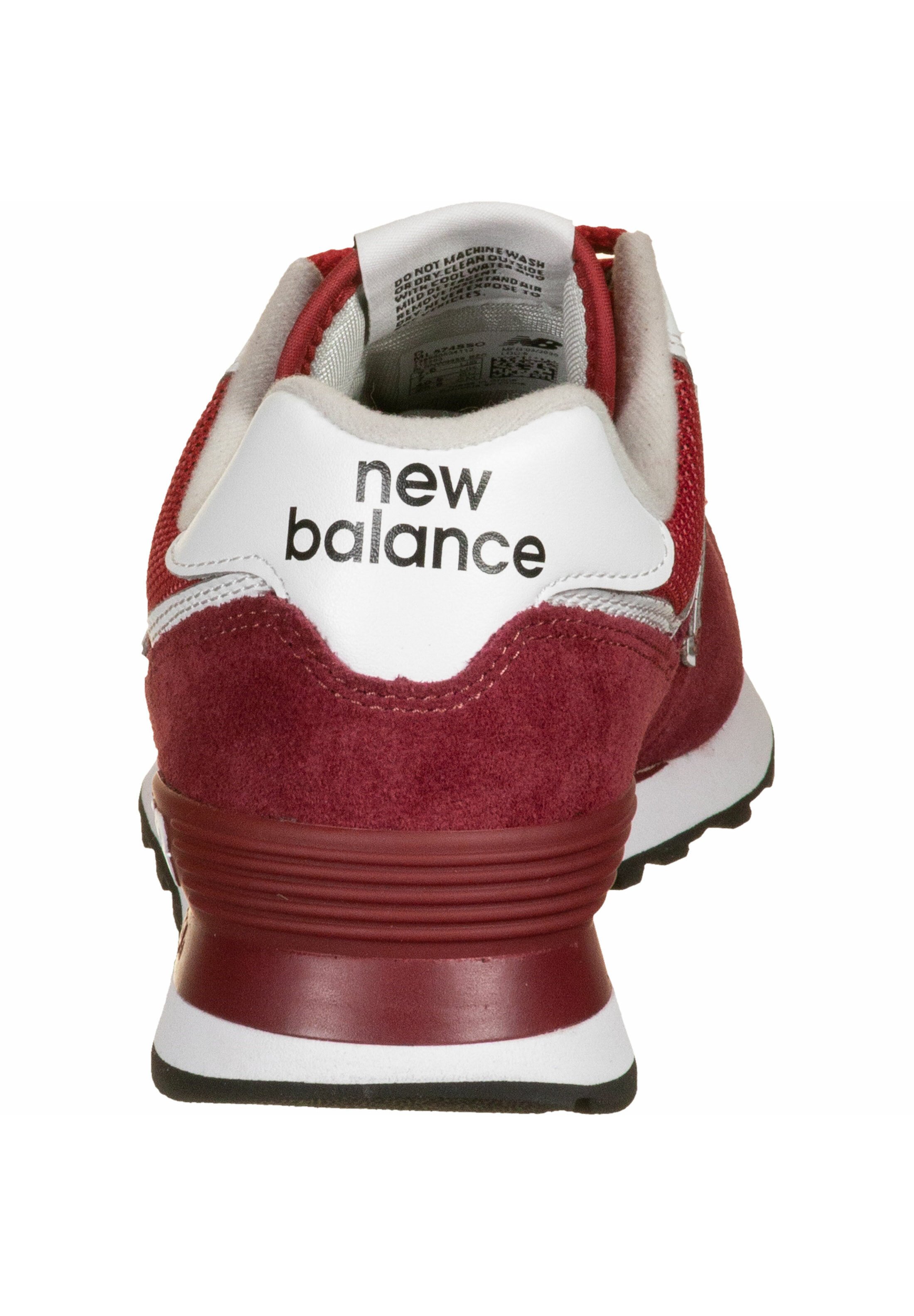 red new balance trainers