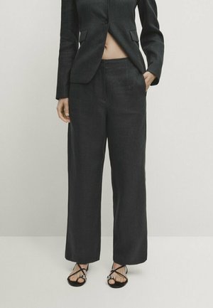 Broek - mottled dark grey