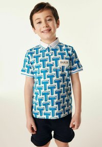 Baker by Ted Baker GEOMETRIC REGULAR FIT - Polotričko - blue
