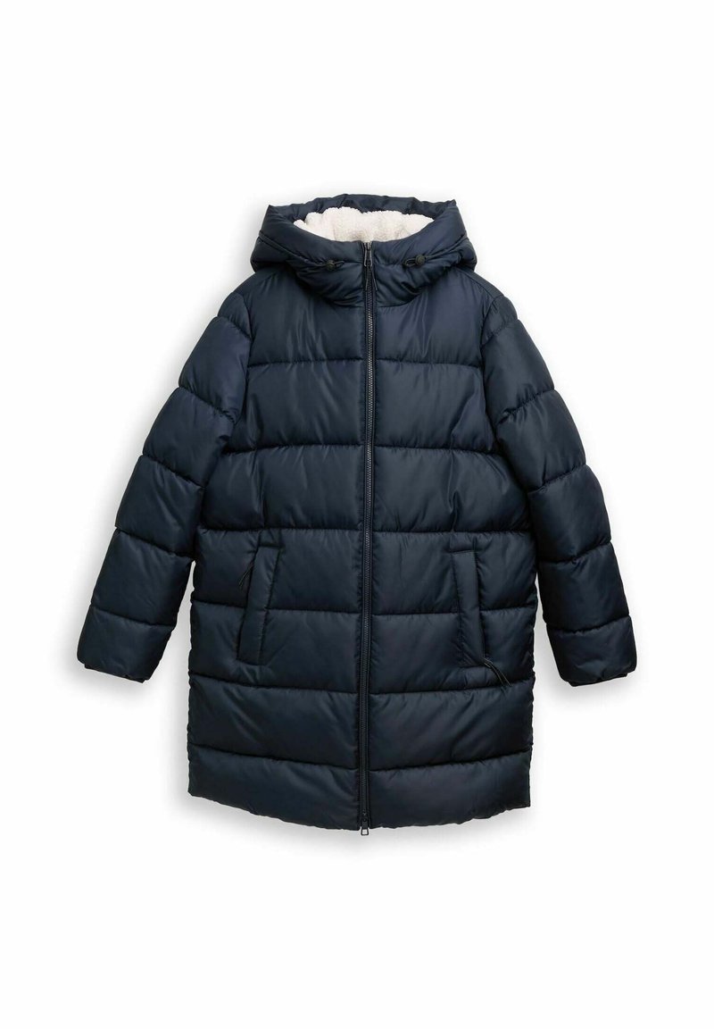 Tom Tailor Denim Wintermantel donkerblauw
