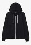 Zip-up sweatshirt - black