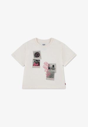 Levi's®, POLAROID OVERSIZED TEE - T-shirt con stampa - egret