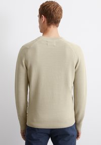 Marc O'Polo CREWNECK WITH RAGLAN WAVE STRUCTURE - Strickpullover - dapple gray
