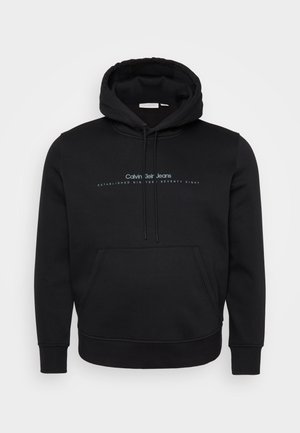 PLUS MINIMAL LOGO HOODIE - Sweatshirt - black