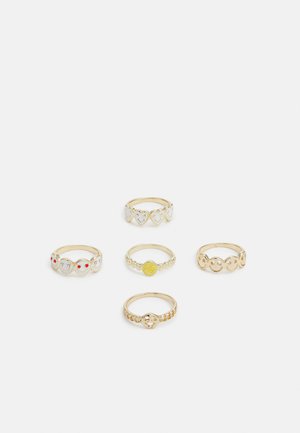 FGSMILEY 5 PACK - Anel - gold-coloured