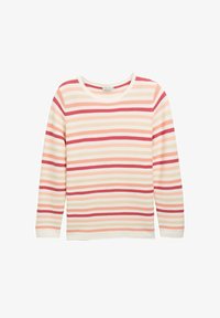 Unselected, peachy knit stripe design