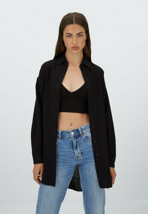 RUSTIKALES - Button-down blouse - black