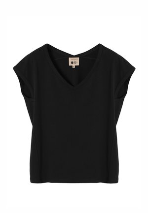 TATUUM, ARTICLE TAG: BLOUSES/SHIRTS | ARTICLE NAME: FRAMA - T-Shirt basic - black