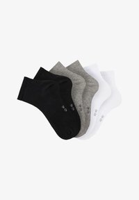 Unausgewählt, schwarz grau meliert weiß