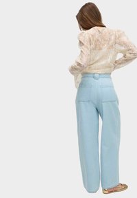 Marks & Spencer TAILORED WIDE LEG - Jeans relaxed fit - light indigo