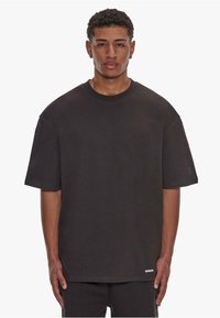 Bazix Republiq - SUPER HEAVY BLANK  - T-shirt basic - washedblack Immagine in miniatura 1