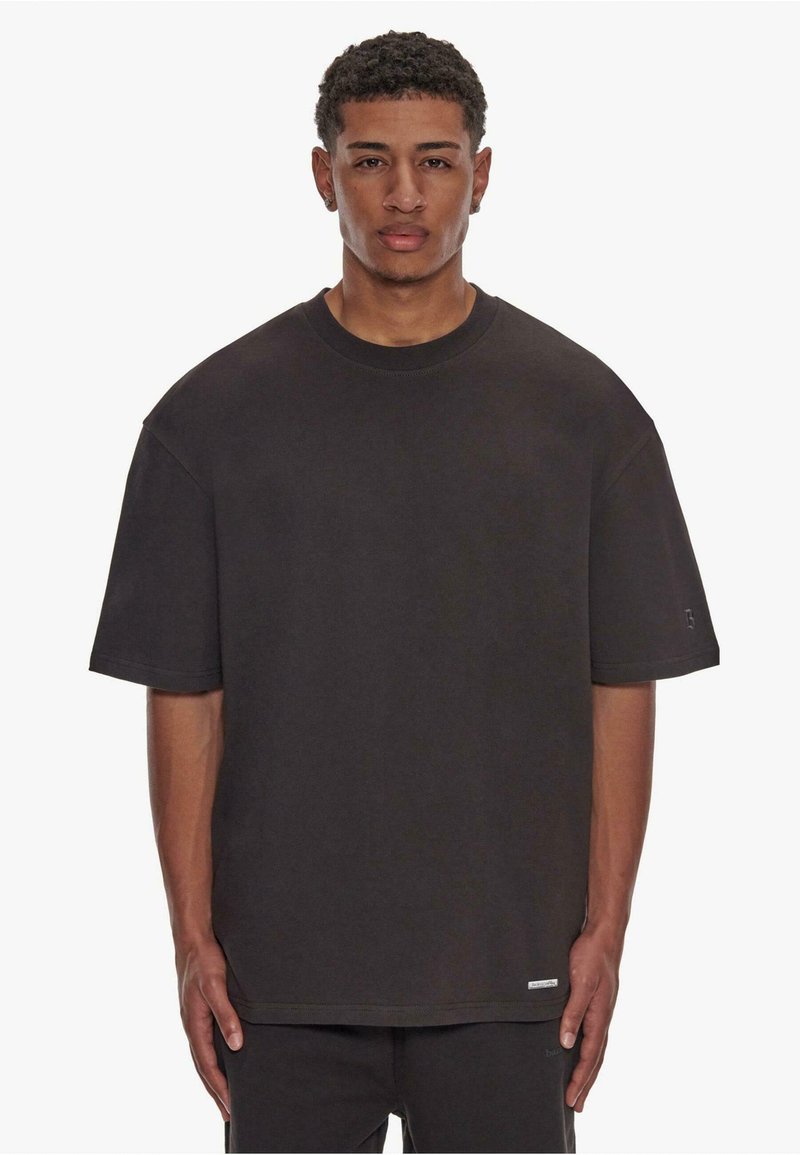 Bazix Republiq - SUPER HEAVY BLANK  - T-Shirt basic - washedblack, Vergrößern