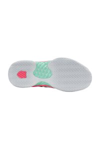 K-SWISS EXPRESS LIGHT 3 - Teniso bateliai molio dangos kortams - white/neon mint/neon pastel pink