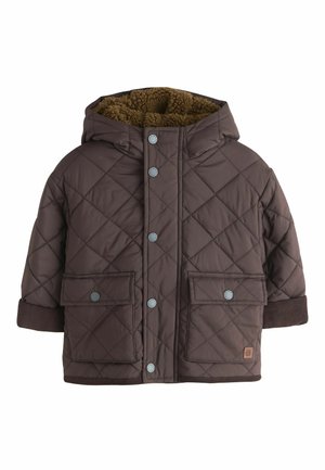 REGULAR FIT - BORG LINED QUILTED - Geacă - brown