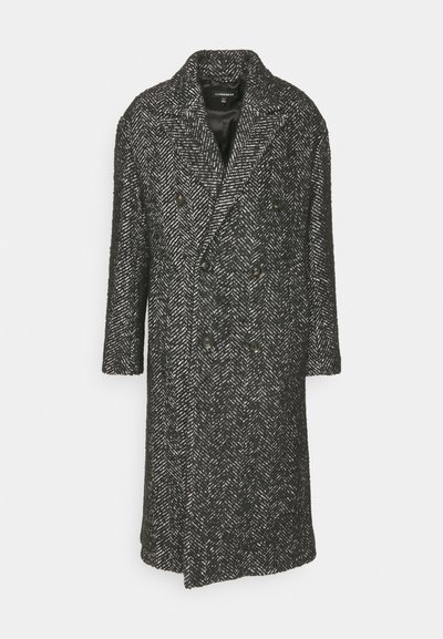 J.LINDEBERG WILLY COAT - Klasszikus kabát - black melange