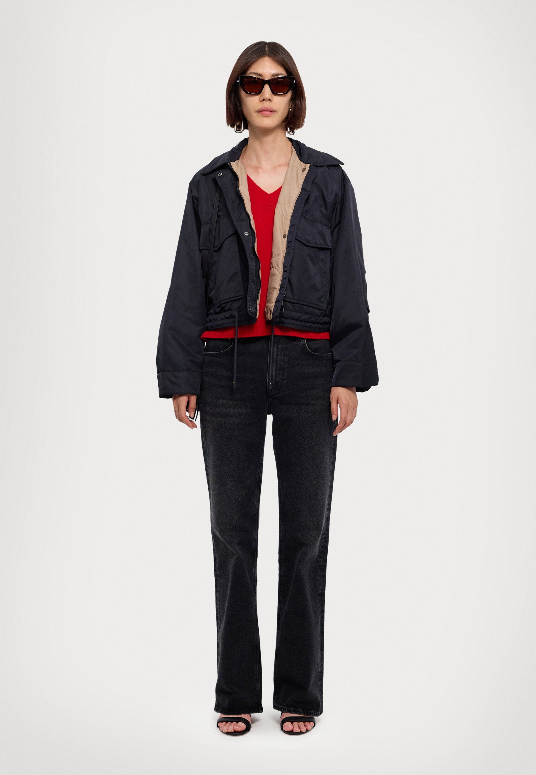 WEEKEND MAXMARA Foglia ジャケット Bomber Jacket WEEKEND MAX MARA Women Sz. 44 FOGLIA 002NA