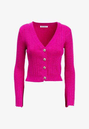INFLUENCER V-NECK - Vest - fuchsia