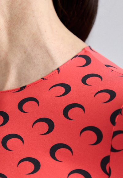 MARINE SERRE MOON CREWNECK - Langarmshirt - red