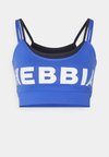 WOMENS SPORTS BRA - Sutiã desportivo de suporte ligeiro - blue