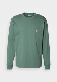 POCKET - Hosszú ujjú felső - duck green