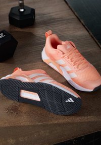 adidas Performance DROPSET CONTROL W - Παπούτσι προπόνησης - beam orange/bliss orange/white