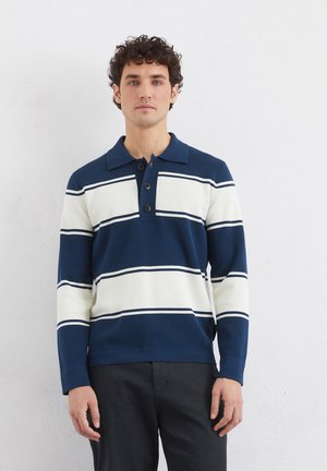 RUGBY WITH STRIPES - Strikkegenser - iris ink