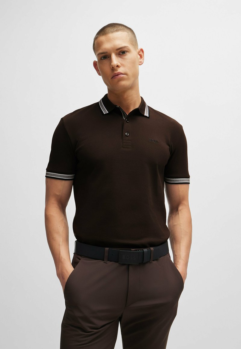 BOSS PADDY - Poloshirt - brown three