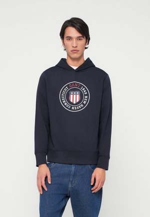 GRAPHIC HOODIE - Φούτερ με κουκούλα - evening blue