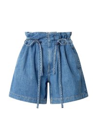 UHW CINCH - Lühikesed teksad - denim