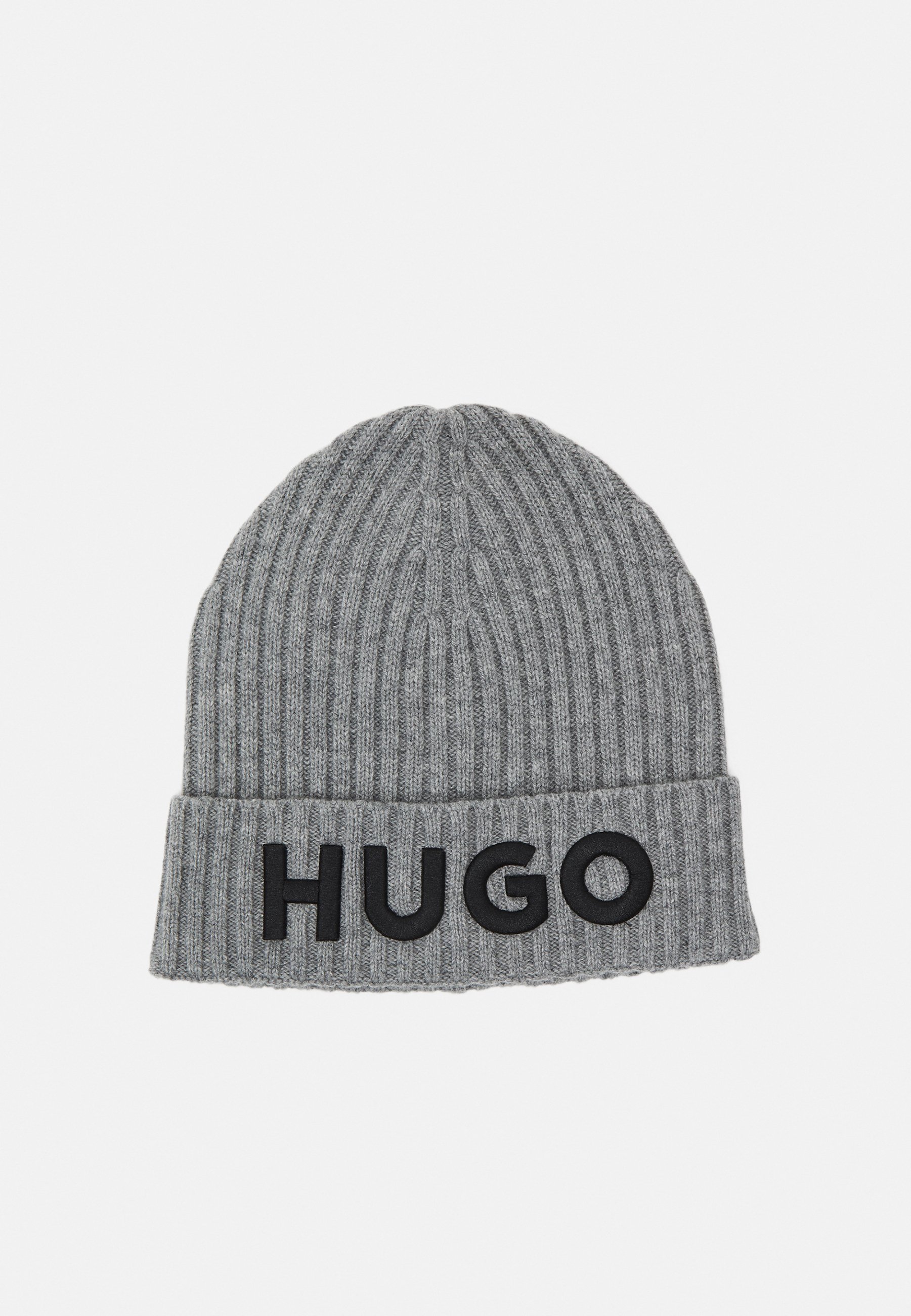 Moschino Herren Mütze M5640 Lettering Grey – Aus Wolle, One Size