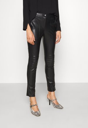 Stoffhose - black