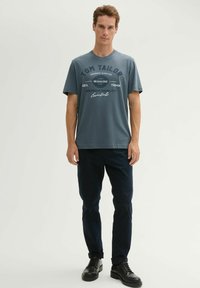 TOM TAILOR LOGO  - Marškinėliai su spaudiniu - stormy blue