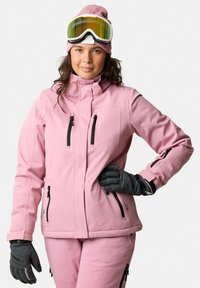CERVINIA - Skijacke - dark rose black