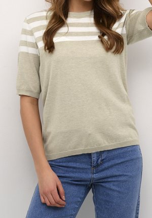 Print T-shirt - sand