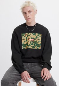 Levi's® RELAXED GRAPHIC CREWNECK SWEATSHIRT - Mikina - babytab camo floral crew caviar