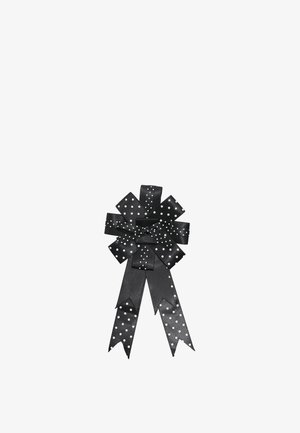 Stradivarius, POLKA DOT BOW BROOCH - Brosche - black