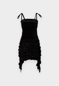 SMOCK DRESS - Cocktail dress / Party dress - velvet black