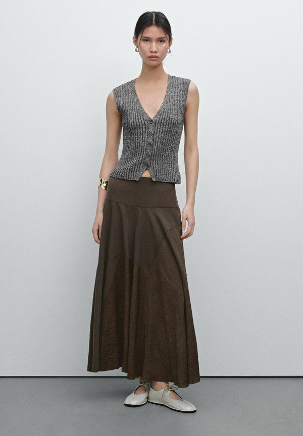 FLOUNCE WITH YOKE DETAIL - Maxi skirt4