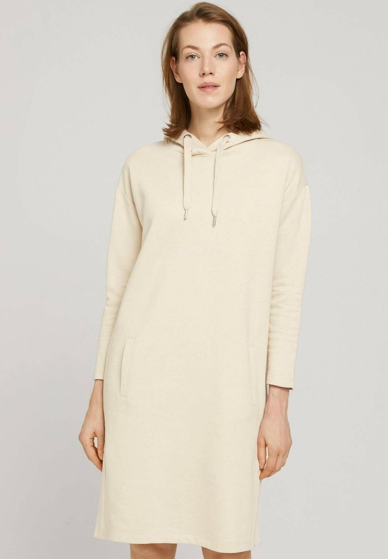 TOM TAILOR Vestido Básico De Punto Para Mujer, 14482 Deep Black, 34