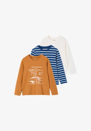 Vertbaudet, 3ER-PACK - Langarmshirt - karamell