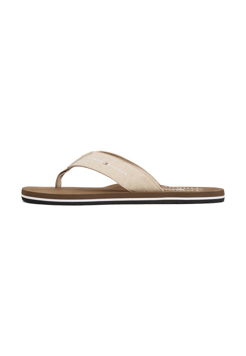 Tommy Hilfiger - BEACH - T-bar sandals - beige, Enlarge