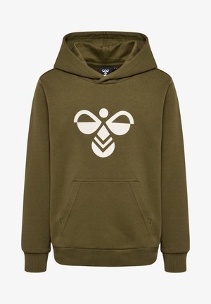 Hummel Felpa con cappuccio - olive